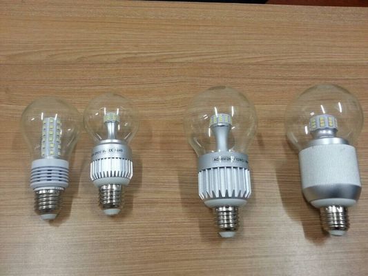 알루미늄 + 360도 광속 각을 가진 유리제 가정 LED 전구 9w