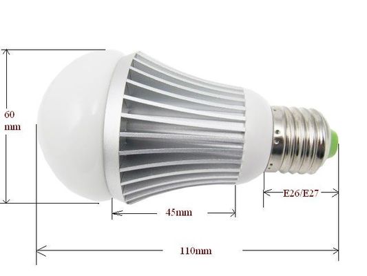 고성능 5W E27 LED 지구 전구 AC85 - 265V/DC12V/DC24V는 전구 램프를 지도했습니다
