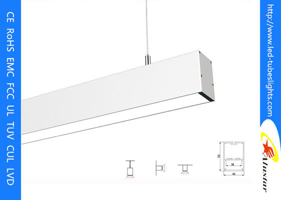 49mmX70mm가 2600k 상업적인 LED 선형 색깔 변화 거는 펜던트에 의하여 점화합니다