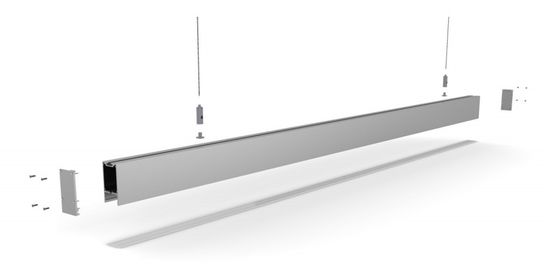 49mmX70mm가 2600k 상업적인 LED 선형 색깔 변화 거는 펜던트에 의하여 점화합니다