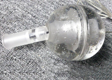 유리제 공 지도한 펀던트 점화가 투명한 수정같은 샹들리에에 의하여 점화합니다