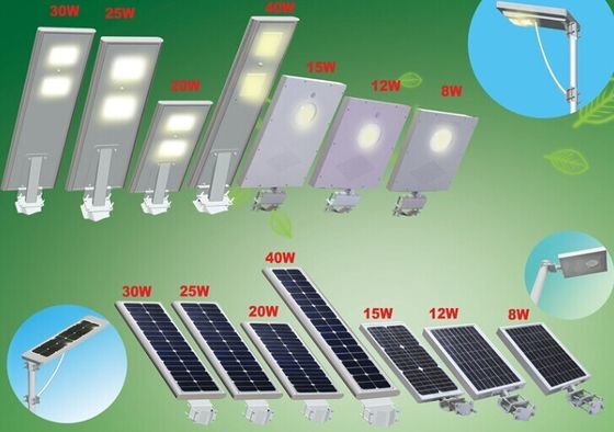 IP65 30W는 차가운 백색 옥외 LED 가로등, 태양 강화한 LED 가로등을 통합했습니다